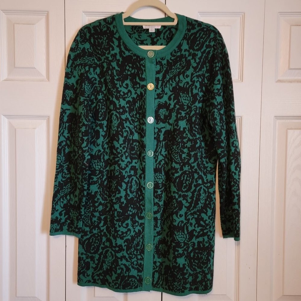 Isaac Mizrahi Live! Tunic-length Cardigan, size S (oversized)    (01)